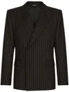 DOLCE & GABBANA DOUBLE-BREASTED PINSTRIPE SUIT