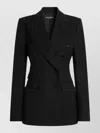 Dolce & Gabbana Double Breasted Tailored Jacket Structured Silhouette In Animal Print