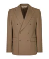Dolce & Gabbana Technical Gabardine Jacket In Brown