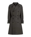 Dolce & Gabbana Dolce&gabbana Grey Wool Double-breasted Coat Men In Gray