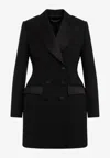 Dolce & Gabbana Lapel Long-sleeved Suit Jacket In Black
