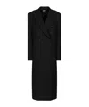 Dolce & Gabbana Dolce&gabbana Black Double Breasted Coat In Wool In Black