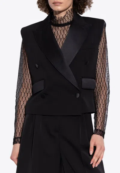 DOLCE & GABBANA DOUBLE-BREASTED TUXEDO VEST