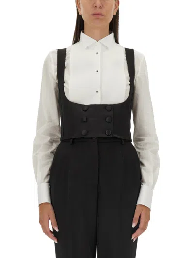 DOLCE & GABBANA DOLCE & GABBANA DOUBLE-BREASTED TUXEDO VEST