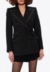 Dolce & Gabbana Turlington Single-breasted Virgin Wool Jacket In Black