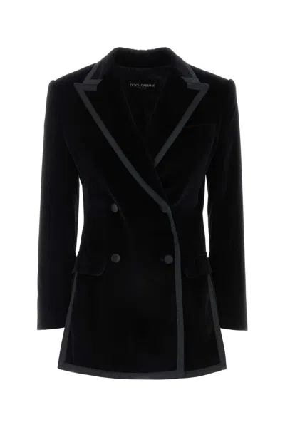 DOLCE & GABBANA VELVET BLAZER