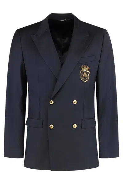 DOLCE & GABBANA DOLCE & GABBANA DOUBLE-BREASTED VIRGIN WOOL JACKET