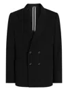 Dolce & Gabbana Double-breasted Wool Blazer Clothing In Blue