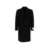 Dolce & Gabbana Double-breasted Wool Coat Men In Black