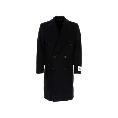 DOLCE & GABBANA DOUBLE-BREASTED WOOL COAT