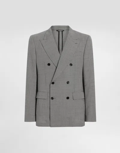 DOLCE & GABBANA DOUBLE-BREASTED WOOL JACKET