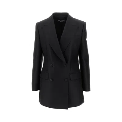DOLCE & GABBANA DOUBLE-BREASTED WOOL JACKET