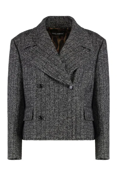 DOLCE & GABBANA DOLCE & GABBANA DOUBLE-BREASTED WOOL JACKET