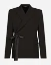 DOLCE & GABBANA DOUBLE-BREASTED WOOL JACKET