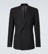 Dolce & Gabbana Double-breasted Taormina-fit Jacket In Grey