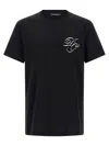 Dolce & Gabbana Crew Neck Short Sleeves T-shirt In Black