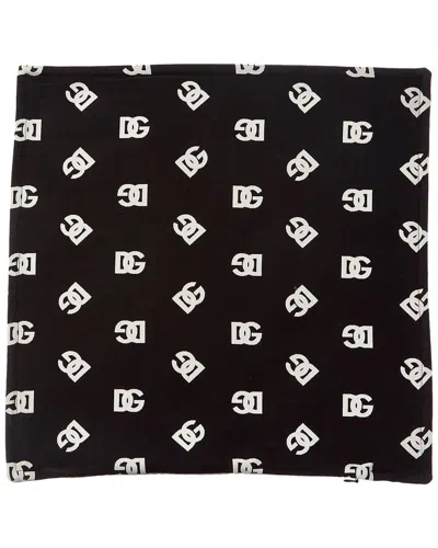 Dolce & Gabbana Double Face Cushion Cover In Black