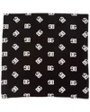Dolce & Gabbana Double Face Cushion Cover In Black