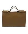 Dolce & Gabbana Double Handle Tote Bag In Brown