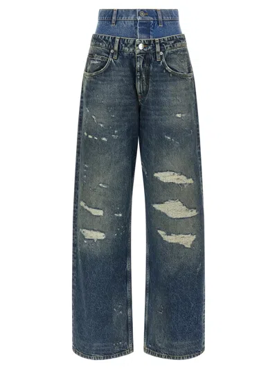 DOLCE & GABBANA DOLCE & GABBANA DOUBLE LAYER JEANS