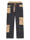 Dolce & Gabbana Double-waist Cargo-pocket Jeans In Blue