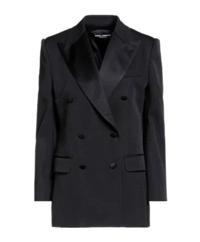 Dolce & Gabbana Doublebreasted Blazer In Black