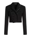 Dolce & Gabbana Double-breasted Blazer In Black