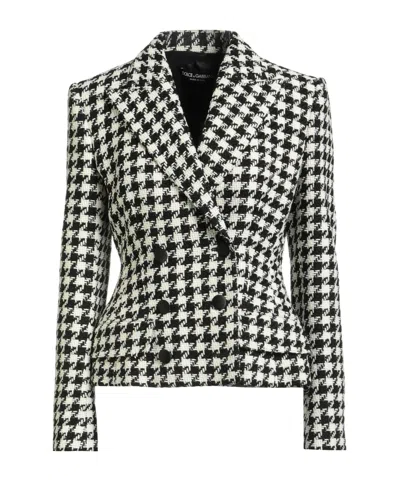 Dolce & Gabbana Double-breasted Blazer In Black