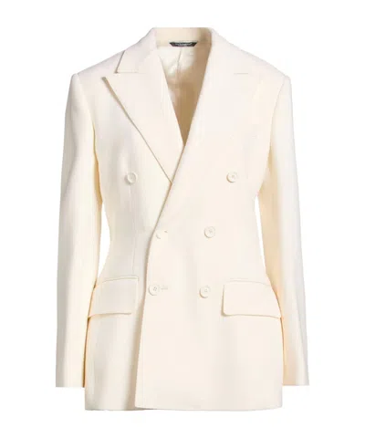 Dolce & Gabbana Double-breasted Blazer In Neutral