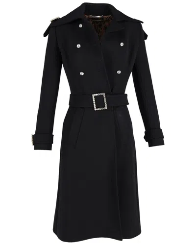 Dolce & Gabbana Double-breasted Coat With Belt, Size Eu, 40 (authentic Pre-  Loved) In Black