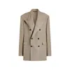 Dolce & Gabbana Grey Viscose Jacket In Brown