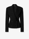 Dolce & Gabbana Dolce  Gabbana Double-breasted Structured Blazer In Black