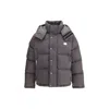 Dolce & Gabbana Padded High Collar Hooded Jacket With Zip Pockets