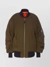 Dolce & Gabbana Down Jacket With Crewneck And Pockets In Brown