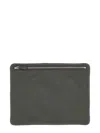Dolce & Gabbana Charcoal Fabric Clutch In Gray
