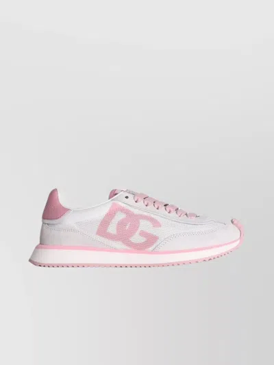 DOLCE & GABBANA 'DRAGON' SUEDE BLEND SNEAKERS