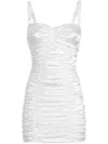 Dolce & Gabbana Knee Length Dress Adjustable Straps In White