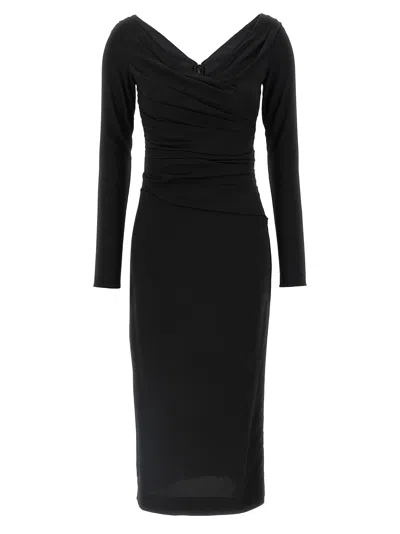 DOLCE & GABBANA DRAPED DRESS