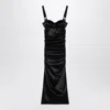 Dolce & Gabbana Draped Brassiere Midi Dress