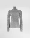 Dolce & Gabbana Sequinned Top In Silver