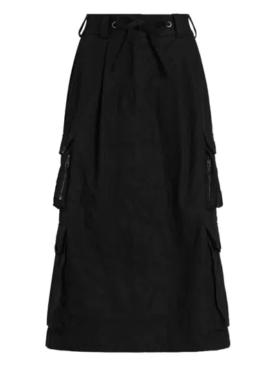 DOLCE & GABBANA DOLCE & GABBANA DRAWSTRING CARGO MINI SKIRT