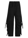 Dolce & Gabbana Drawstring Cargo Pants In Black