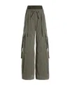 Dolce & Gabbana Drawstring Cargo Pants In Green