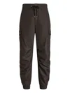 Dolce & Gabbana Drawstring Cargo Trousers In Brown