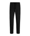 Dolce & Gabbana Joggers In Herringbone Jersey In Black