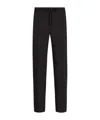 Dolce & Gabbana Straight Leg Trousers Crease Detailing Pockets In Black