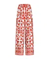 Dolce & Gabbana Drawstring Casual Pants In Pattern