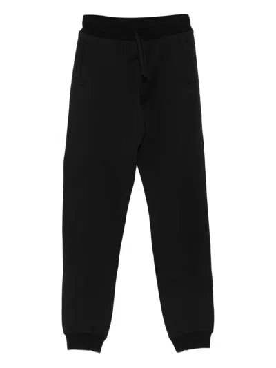 Dolce & Gabbana Kids' Drawstring-cuffed Trousers In Black