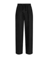 Dolce & Gabbana Drawstring Elastic Waist Casual Pants In Black