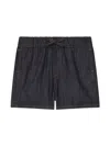 Dolce & Gabbana Drawstring-fastening Cotton Shorts In Blue